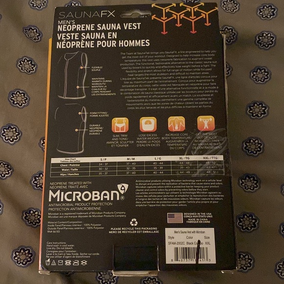 Sauna FX neoprene vest men’s - Picture 3 of 4